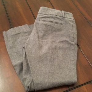 Ankle length charcoal pants